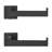 10-Pieces Matte Black Bathroom Accessories Set