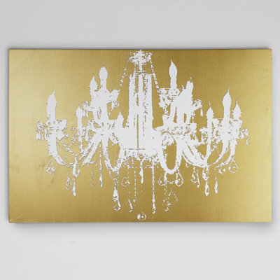 Golden Champagne Diamond Chandelier