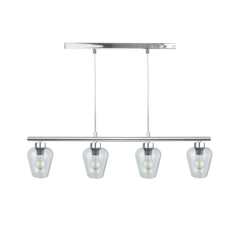 Valor 4 - Light Kitchen Island Pendant, Silver