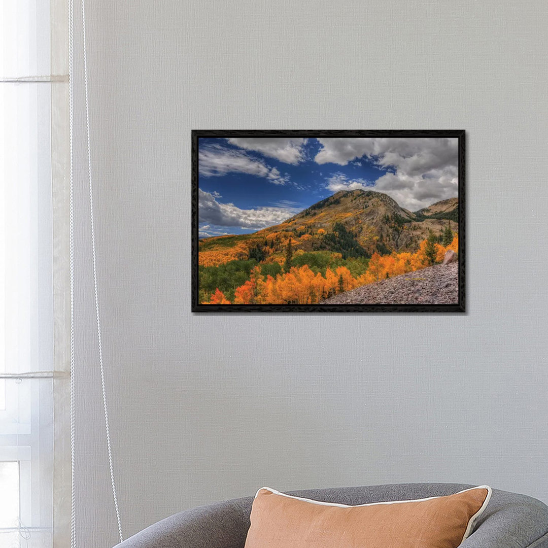 Color In The Clouds von Bill Sherrell - Galerie-verpackte Leinwand Giclée