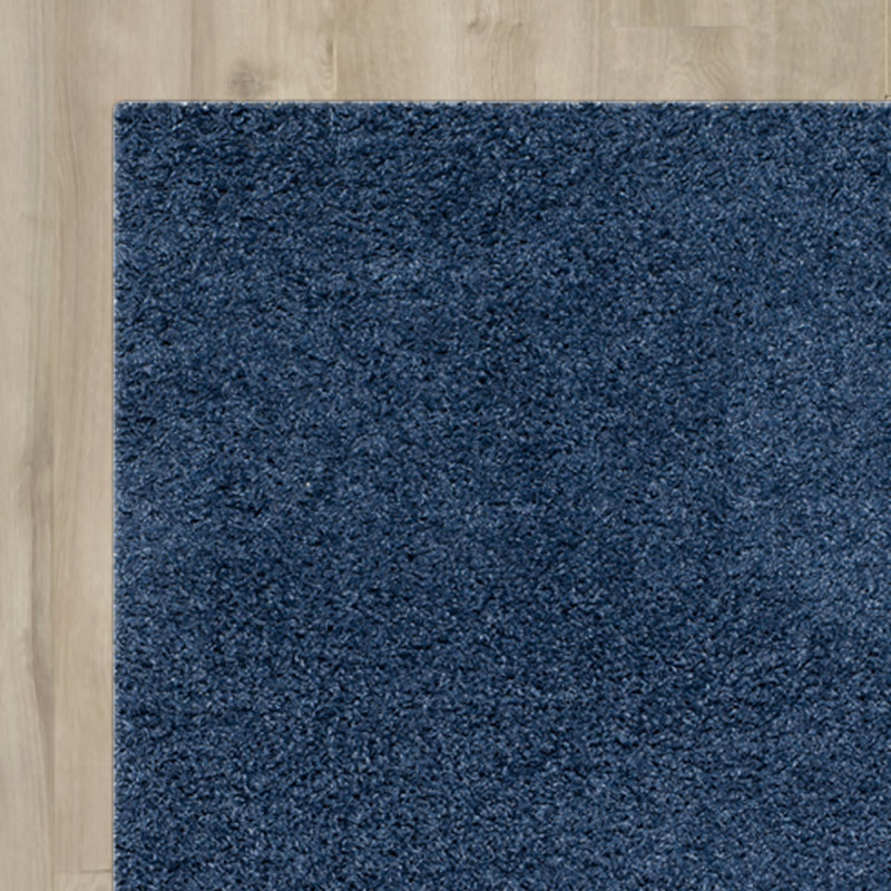 Rizco Shag Performance Solid Color Rug, Rectangle 9' x 12'