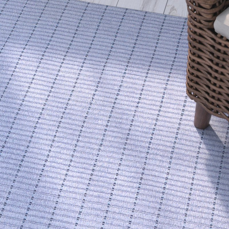 Rudel Flatweave Cotton Striped Indoor Rug, Rectangle 2' x 3'