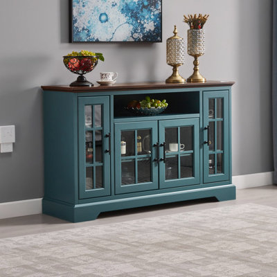 Buffet Table Sideboard with 4 Doors