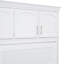 Grand lit escamotable mural avec armoires, grand