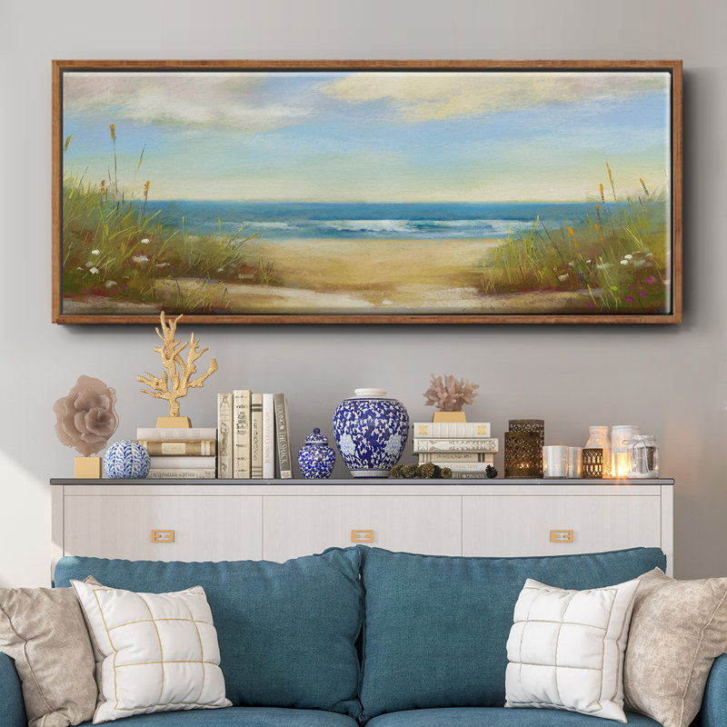 Serenity I- Framed Canvas