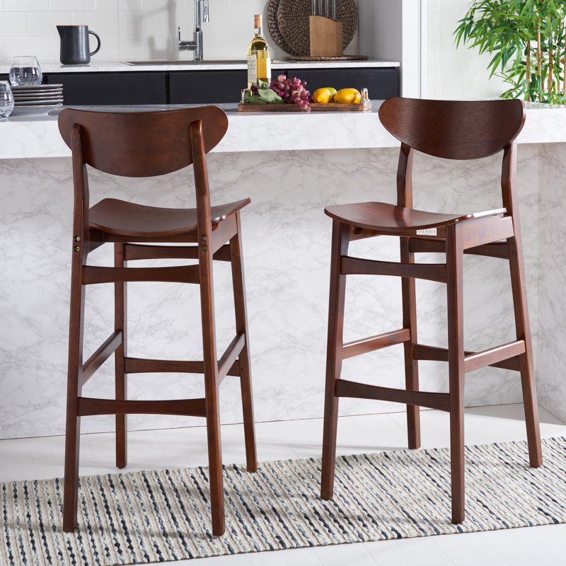 Tabouret de bar 29,53 po, Noyer