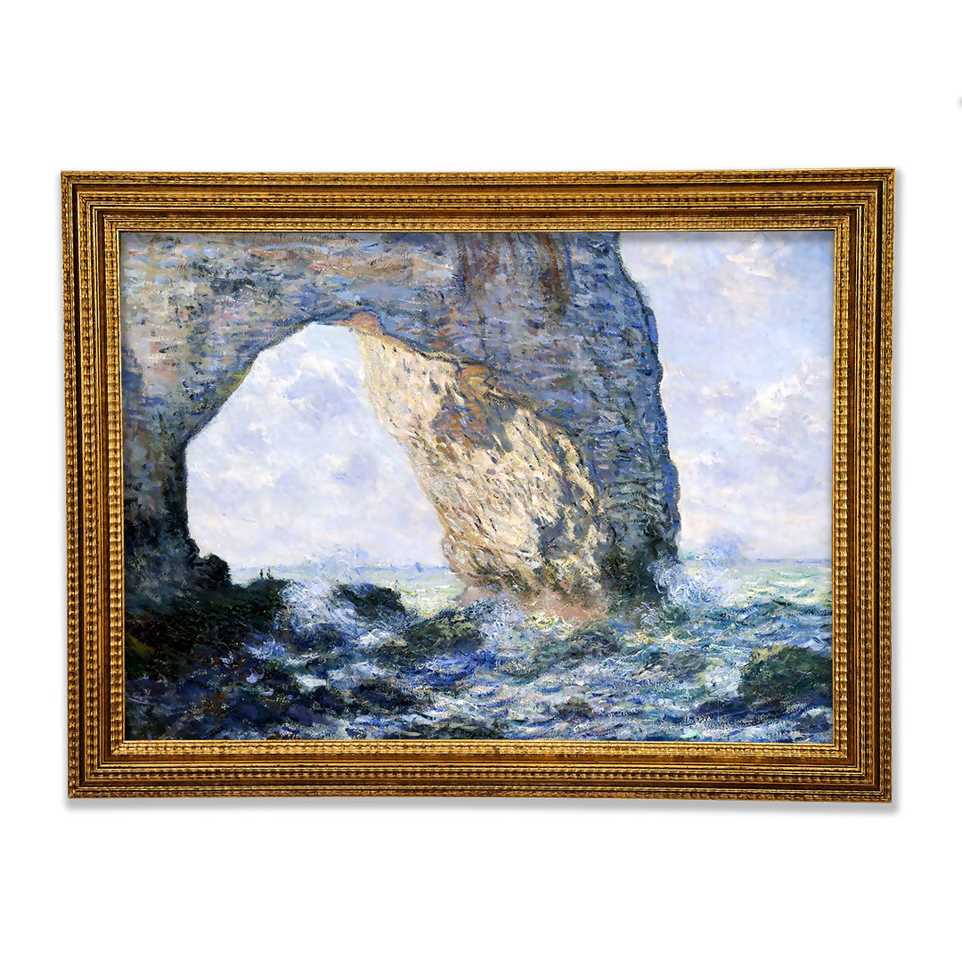 Gerahmtes Wandbild The Manneporte von Monet