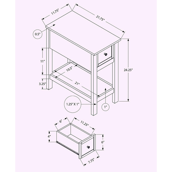 Dimensions du produit