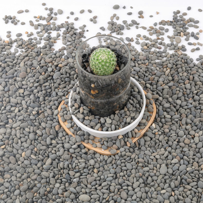Decorative River Rocks Pebbles For Succulents, Cacti & Gardens, Aquarium Gravel, Fish Tank Rocks, 9 Lb