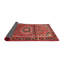Tapis traditionnel rouge / noir / gris-2007976626