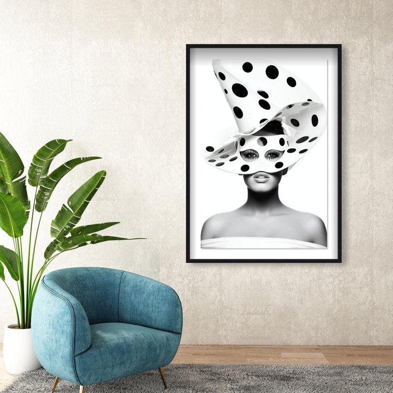 Spotted Sovereign Print by Oliver Gal, 25.5"H x 17.5"W, Black Shadowbox