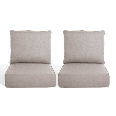 Zopitonia Outdoor Deep Seating Cushions For Swivel Gliders And Armchairs (Set Of 2)