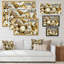 Gros plan de coquillages - art mural nautique et côtier sur toile-1724102518-1724102479