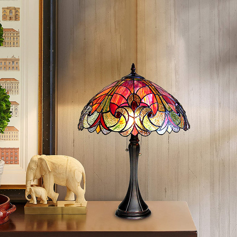 Laurie Table Lamp, Red