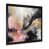 Impression noire sur toile encadrée sélectionné