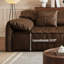 Coussin de canapé modulaire en cuir véritable Coffee-108573263-108573264