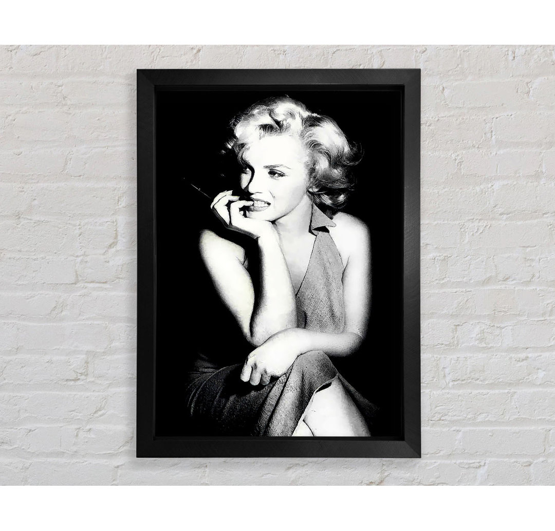 Marilyn Monroe Stare - Einzelner Bilderrahmen Kunstdrucke