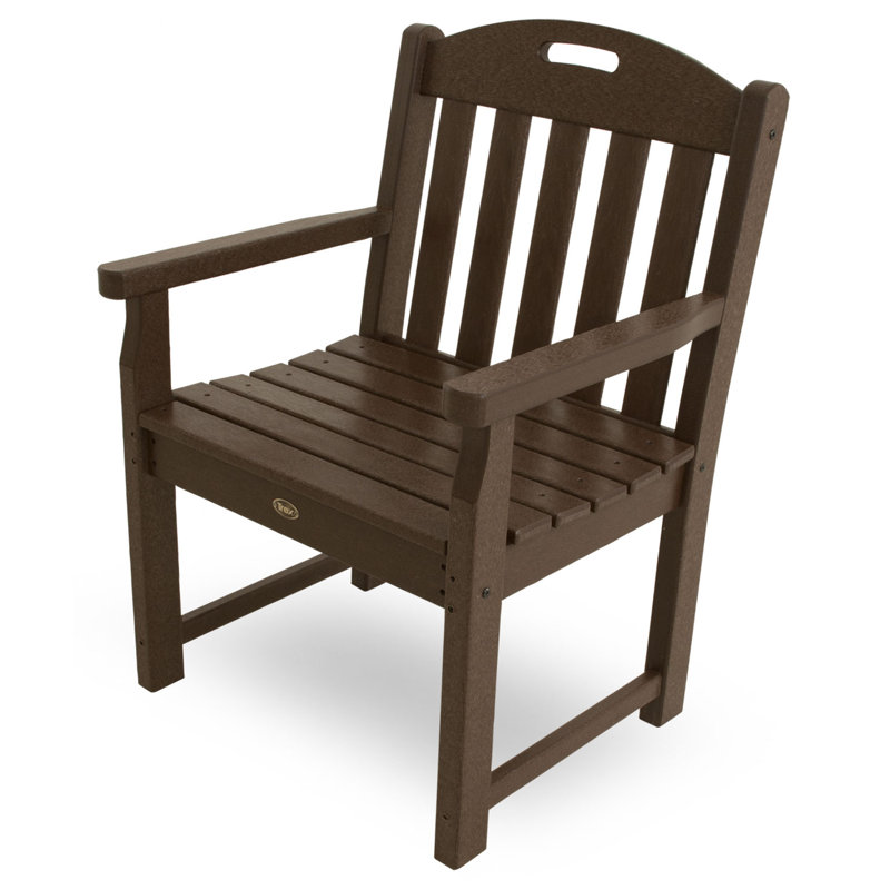 Fauteuil de jardin POLYWOOD Yacht Club, Marron foncé