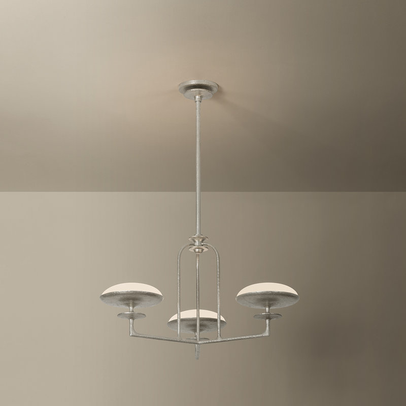 2 lumières DEL Troy Lighting Pacific, Trois lumières, L 16,25 po x l 45 po x P 45 po
