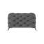 Chesterfield Armchair  with Silver Metal Legs-807815893