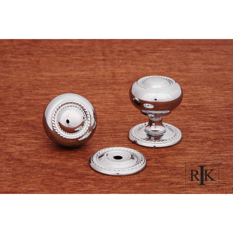 CK Series Mushroom Knob, Chrome, Small