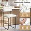 Ensemble de tabourets de bar à hauteur de comptoir 26 po avec structure en métal et repose-pieds-429313429-429313431