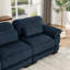 Canapé modulaire en U Cloud Couch, canapé 2 places avec 2 repose-pieds, coussins de siège épais et confortables, tissu en velours côtelé respirant-481316376
