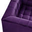 Fauteuil club en velours Bryan avec pieds en lucite pour le bureau du salon-63012643