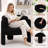31.5" Wide Upholstered Contemporary 3-Legged Barrel Accent Chair-1194712146