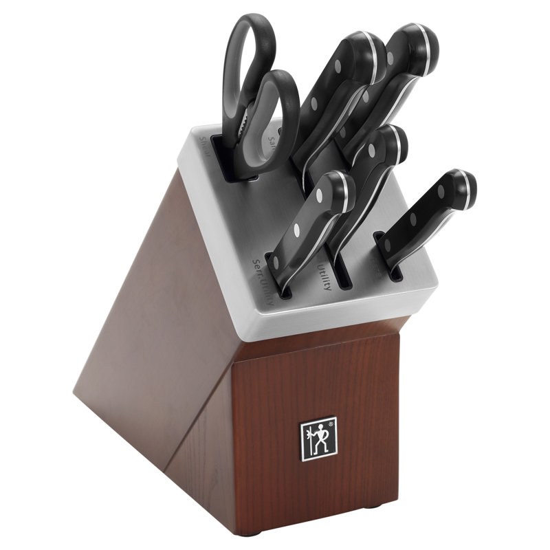 HENCKELS Solution 7-Piece Self-Sharpening Knife Block Set