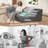 Boneless 79.5" Modern 3-In-1 Convertible Sofa Bed With Deep Seat, 3-Seater Sofa Couch With Sparkling Chenille Fabric-1220502177