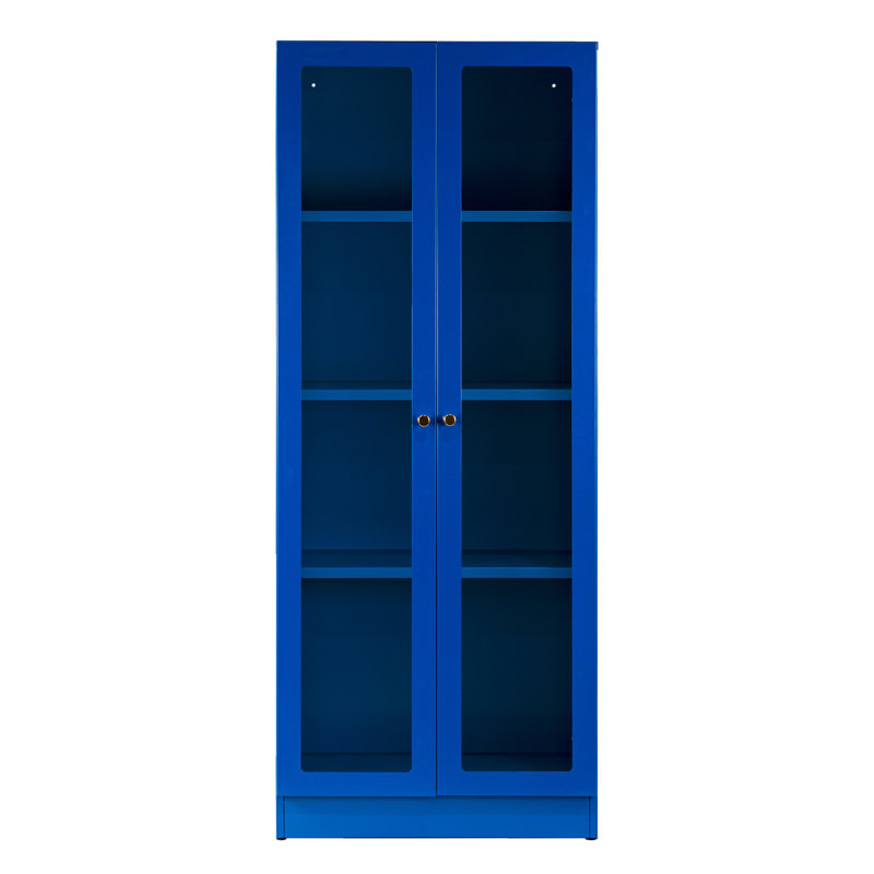 Armoire de rangement à 3 tablettes Harville, Bleu