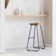 Geonna Solid Wood Bar & Counter Stool