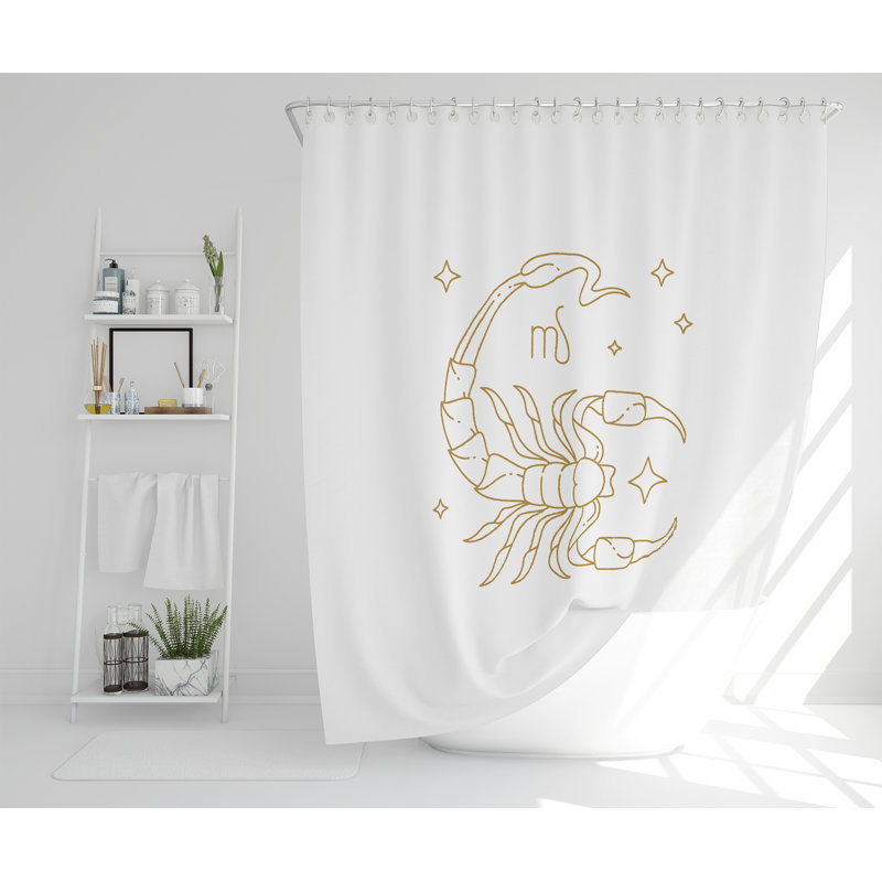 Jakyree Polyester Shower Curtain Set