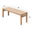 Banc de jardin en acacia
