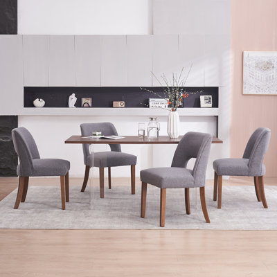 Upholstered Dining Side Chairs Set of 4