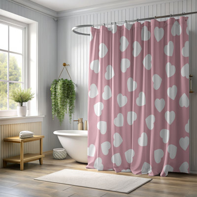 Sweet Love - Rideau de douche standard 1 pièce