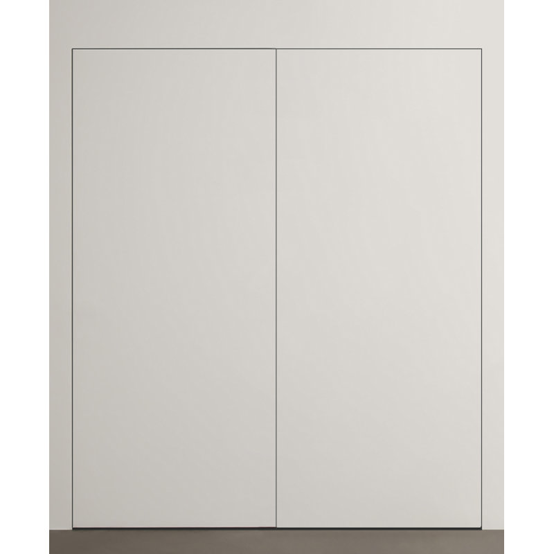 Double porte intérieure en bois manufacturé invisible Invisible, Réversible, 48 po x 84 po