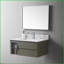 Comptoir de meuble-lavabo 31 po avec lavabo encastré en céramique & amp; Dosseret - Montary | Pierre frittée | Blanc