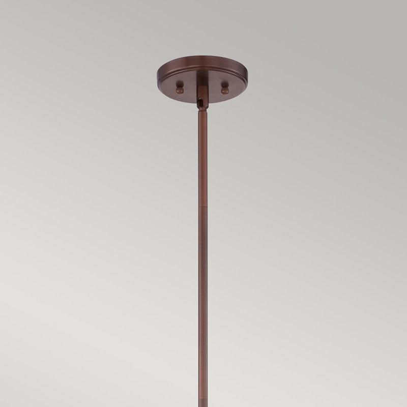 Battle Creek 4 - Light Copper Canyon Drum Pendant