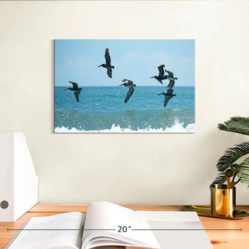 Pelican I, 8" H x 12" W