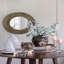 Miroir d'appoint rond doré et noir-543738520