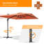 Parasol en porte-à-faux rectangulaire Sayhaan -260449159-219843723