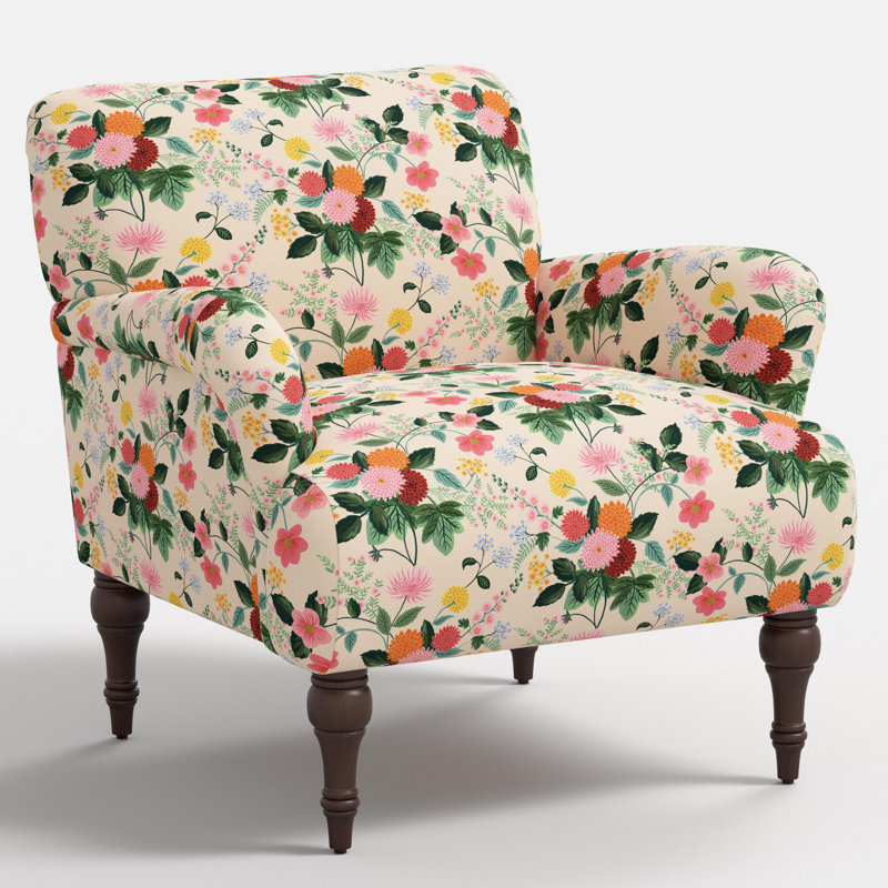 Bristol Armchair In Dahlia Multi, Espresso, Dahlia Multi