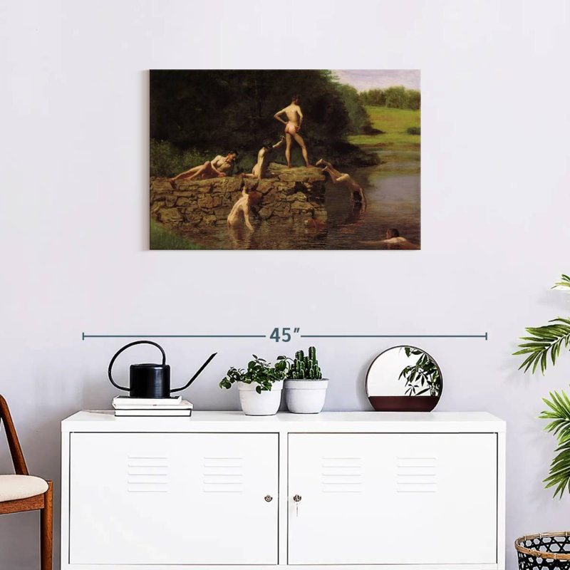 The Swimming Hole, 20" H x 30" W