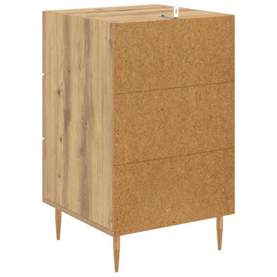 40cm W Manufactured Wood Bedside Table