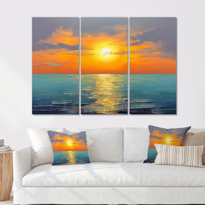 Rubino - Ensemble de décoration murale coucher de soleil