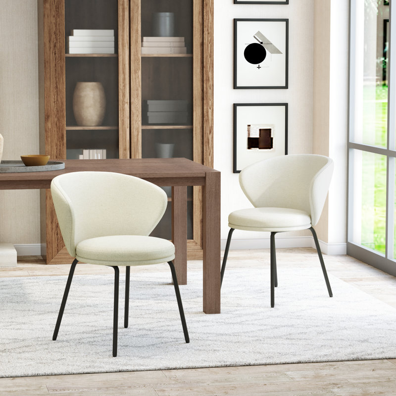 Chaises de salle à manger, Beige, 2