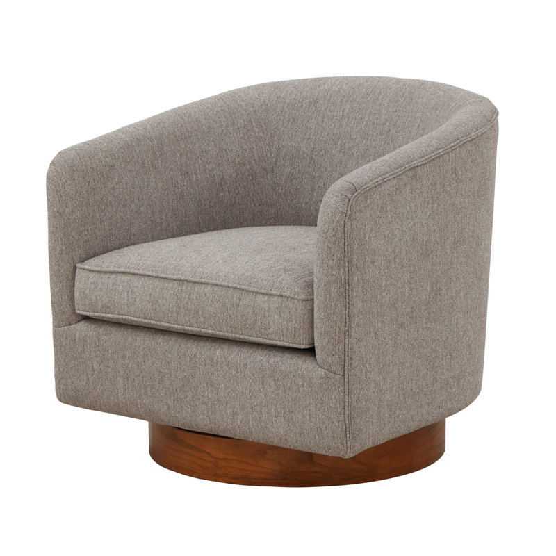 Chaise pivotante à base de bois