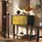 Retro Minimalist Art Console Table with 2 Drawers